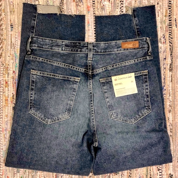“NEW” AG Adriano Goldschmied Twisted Alexis High-Rise Vintage Fit Jean - Picture 5 of 8